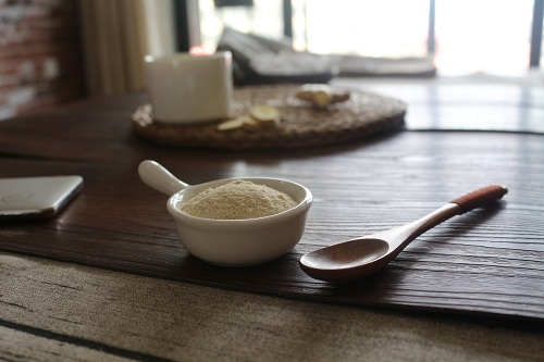 生姜椰子粉和糯米搭配做成椰汁飯